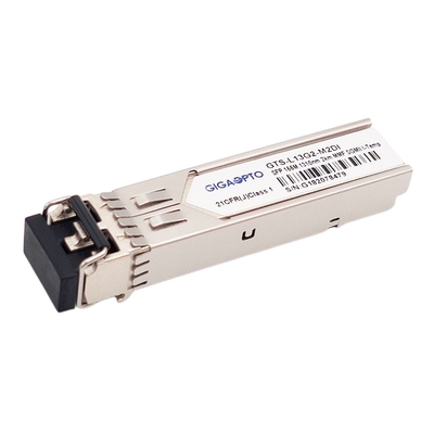 โมดูลรับส่งสัญญาณแสง 100BASE FX SFP สำหรับ Gigabit Ethernet 2km 155Mbps 1310nm ตัวรับส่งสัญญาณไฟเบอร์เพล็กซ์