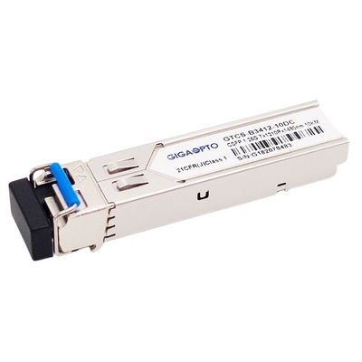 2 ช่องสัญญาณ BiDi CSFP 1000BASE BX SFP โมดูลเครื่องรับส่งสัญญาณแสง LC SMF