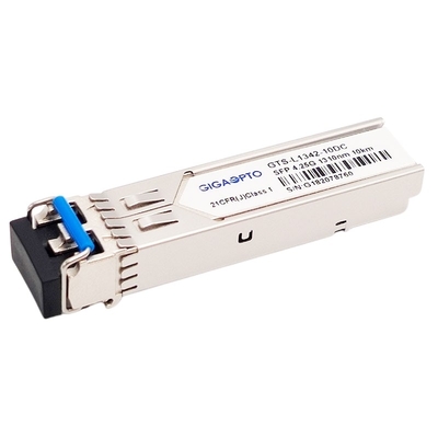 โมดูล 4G Fibre Channel SFP 1310nm 10km SMF ดูเพล็กซ์ LC DOM 4.25G โมดูลรับส่งสัญญาณ