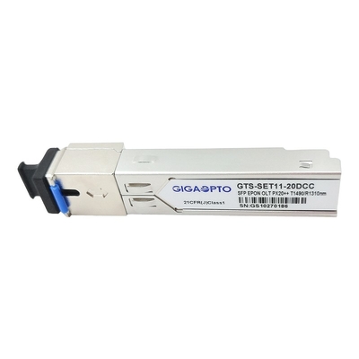 โมดูลรับส่งสัญญาณ DDM SC SFP EPON OLT PX20 ++ 1.25G PX30 TX1490nm RX1310nm 20km