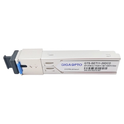 OLT SFP EPON Px20 +++ PX40 7dBm SFP 1.25G TX1490nm / RX1310nm 20km โมดูลเครื่องรับส่งสัญญาณ