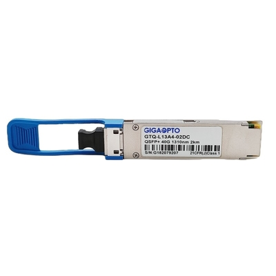 QSFP + 40GbE LR4 Lite 2km SMF โมดูลรับส่งสัญญาณไฟเบอร์ออปติกดูเพล็กซ์ LC DOM