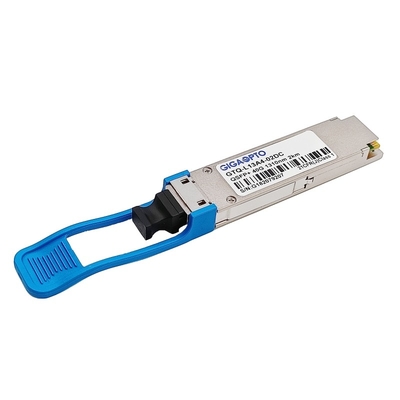 QSFP + 40GbE LR4 Lite 2km SMF โมดูลรับส่งสัญญาณไฟเบอร์ออปติกดูเพล็กซ์ LC DOM
