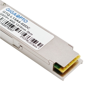 QSFP + 40GbE LR4 Lite 2km SMF โมดูลรับส่งสัญญาณไฟเบอร์ออปติกดูเพล็กซ์ LC DOM