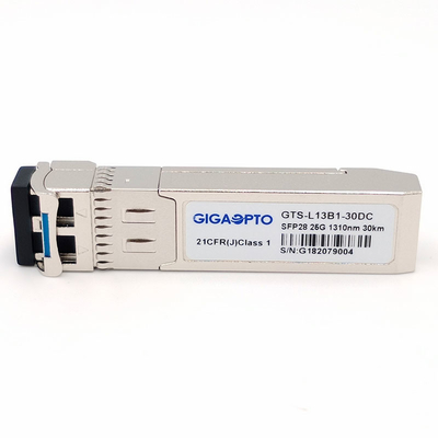 SFP28 30km 25GBASE ER Lite SMF 1310nm โมดูลเครื่องรับส่งสัญญาณแสงดูเพล็กซ์ LC DOM