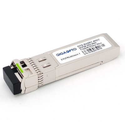 25GBASE SFP28 โมดูลรับส่งสัญญาณ 1310nm TX 1270nm RX 40km SMF Simplex LC DOM