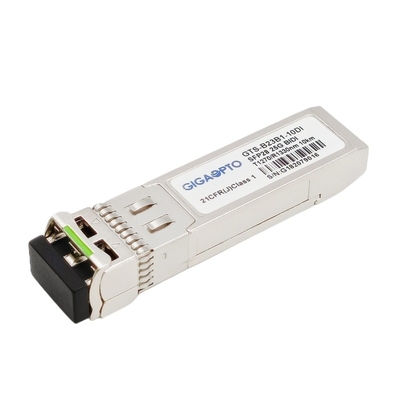 WDM SFP28 โมดูลเครื่องรับส่งสัญญาณออปติคอล 10km LC DOM 1270nm TX 1330nm RX Industrial
