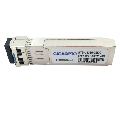 10GBASE-LRM2 10G SFP + 1310nm SMF 2km ตัวรับส่งสัญญาณแสง LC DOM