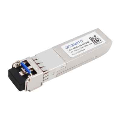 100BASE Dual BIDI CSFP เครื่องรับส่งสัญญาณไฟเบอร์ออปติก TX1310nm RX1490nm LC 20km DOM