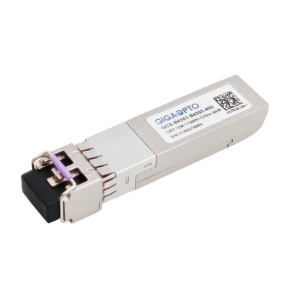 2x 155Mbps 1310nm 1490nm เครื่องรับส่งสัญญาณ SFP BIDI ขนาดกะทัดรัด LC 40km DOM