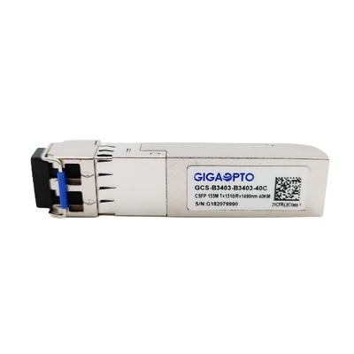 ช่องสัญญาณคู่ 155Mbps Compact SFP BIDI Transceiver TX1310nm RX1490nm LC 40km DOM