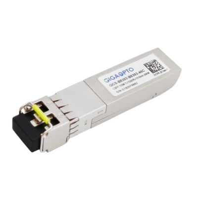 100BASE BX CSFP Dual BIDI 40km TX1550nm RX1310nm เครื่องรับส่งสัญญาณ SM LC DOM