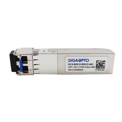 2 ไฟเบอร์ 1.244Gbps ขนาดกะทัดรัด SFP BIDI 1310nm 1550nm SMF 40km LC DOM