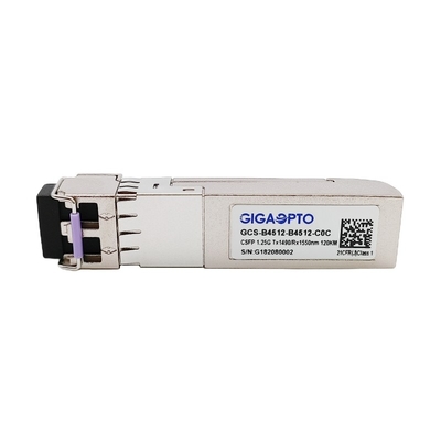 1000BASE CSFP Dual BIDI 120km TX1490 RX1550 SM LC DOM เครื่องรับส่งสัญญาณ