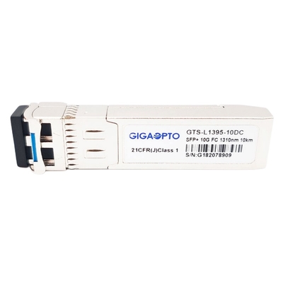 SFP + 10G FC Fibre Channel 1310nm 10km DOM LC SMF เครื่องรับส่งสัญญาณออปติคัลโมดูล
