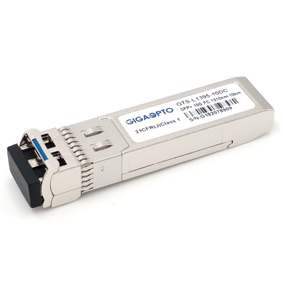 SFP + 10G FC Fibre Channel 1310nm 10km DOM LC SMF เครื่องรับส่งสัญญาณออปติคัลโมดูล