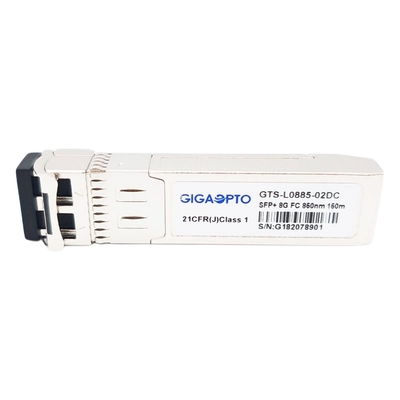 8G Fibre Channel 8GFC SFP + SW โมดูลรับส่งสัญญาณไฟเบอร์ 850nm 300m DOM LC MMF