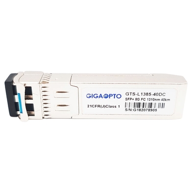 DOM 8G Fibre Channel FC SFP + เครื่องรับส่งสัญญาณ ER 40km 1310nm Module