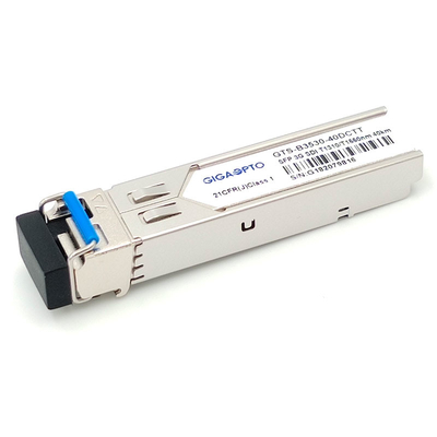 3G-SDI 1-Fiber BiDi Dual Optical Transmitters 1310nm / 1550nm 10km โมดูลรูปแบบพยาธิวิทยาวิดีโอไม่ใช่ MSA