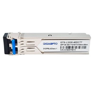เครื่องส่งสัญญาณ 3G SDI Dual Optical SM 1310nm 40km โมดูลรูปแบบทางพยาธิวิทยาวิดีโอไม่ใช่ MSA Pinout