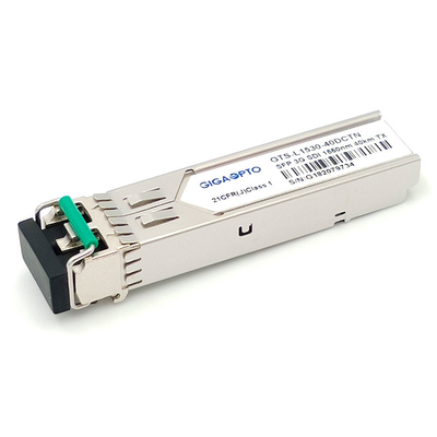 ไม่ใช่ MSA 3G SDI Video SFP Transceiver TX เพียง 1550nm 40km รูปแบบทางพยาธิวิทยาวิดีโอโมดูลส่งสัญญาณเดียว DDM