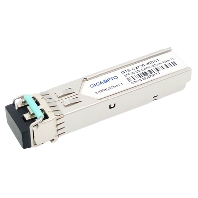 3Gbps SDI Video SFP Transceiver CWDM เครื่องส่งสัญญาณเดี่ยว 1270nm 1610nm 40km SMF LC DDM MSA