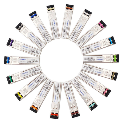 3Gbps DVI Video SFP Transceiver CWDM เครื่องส่งสัญญาณเดี่ยว MSA 1270nm-1610nm 20km SMF LC DDM