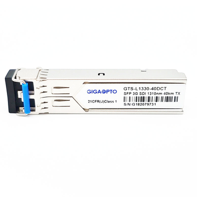 HD SDI SD SDI 3G SDI วิดีโอ SFP Transceiver TX1310nm Single Optical Transmitter 10km LC DOM MSA สำหรับ SD/HD/3G SDI