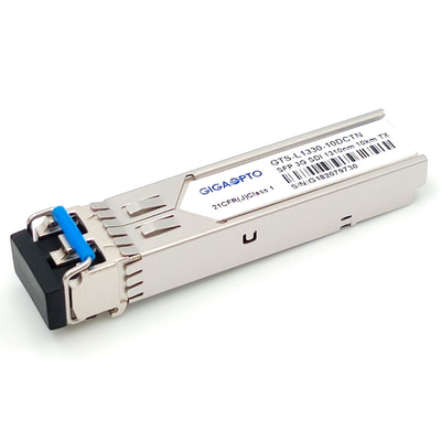 ไม่ใช่ MSA 3G SDI SFP Tx 1310nm 10km รูปแบบทางพยาธิวิทยาวิดีโอโมดูลส่งสัญญาณเดียว DDM สำหรับ SD / HD / 3G SDI