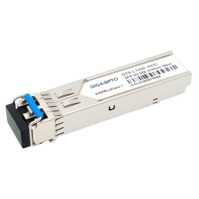3G SDI SMPTE วิดีโอ SFP 1310nm 10km โมดูลเครื่องรับส่งสัญญาณ SMF ดูเพล็กซ์ LC DOM MSA Pinout