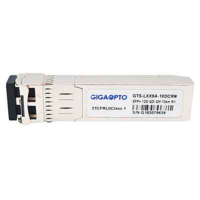ไม่ใช่ MSA 12G SDI วิดีโอ SFP ตัวรับ 1310nm 10km LC สำหรับ 12G 6G 3G HD SD-SD