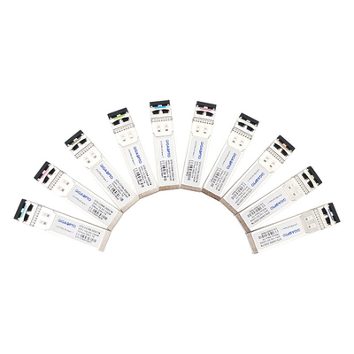 12Gb/S CWDM 1270 1450nm Video SFP Transceiver ตัวส่งสัญญาณการวินิจฉัยแบบดิจิตอลออปติคอลเดี่ยว 20km LC