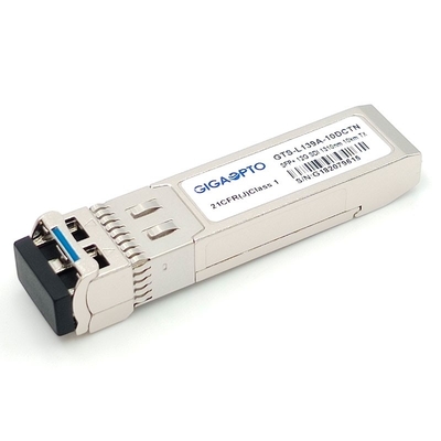 12Gbps 10km 1310nm เครื่องส่งสัญญาณวิดีโอ SFP Transceiver Module ไม่ใช่ MSA Pinout LC SMF DOM