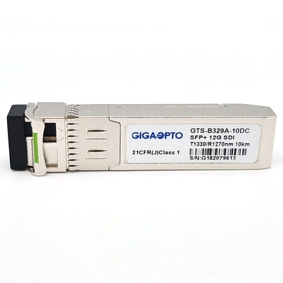 12G UHD SDI Video SFP เครื่องรับส่งสัญญาณ BiDi 13T 12R SMPTE Optical Transceiver