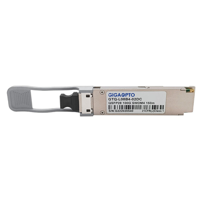 100GBASE-SWDM4 QSFP28 850nm-940nm MMF ตัวรับส่งสัญญาณ 100m DOM LC