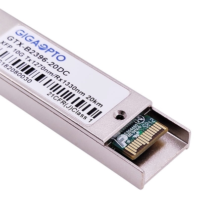 1270nm / 1330nm 10Gbps XFP BIDI 20km โมดูลรับส่งสัญญาณแสงอื่น ๆ LC DOM