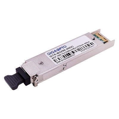XFP BIDI ER40 โมดูลตัวรับส่งสัญญาณไฟเบอร์ 10Gbps 1330nm / 1270nm 40km DOM