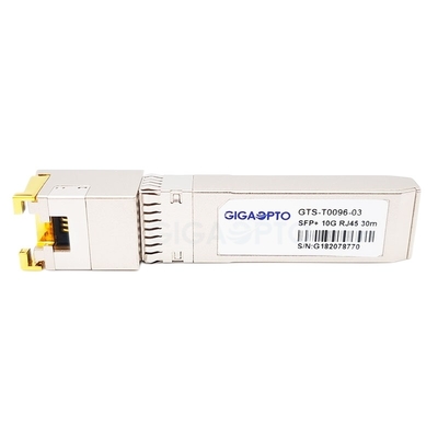 10GBASE-T Copper Cisco SFP-10G-TX โมดูลรับส่งสัญญาณ RJ45 ที่เข้ากันได้