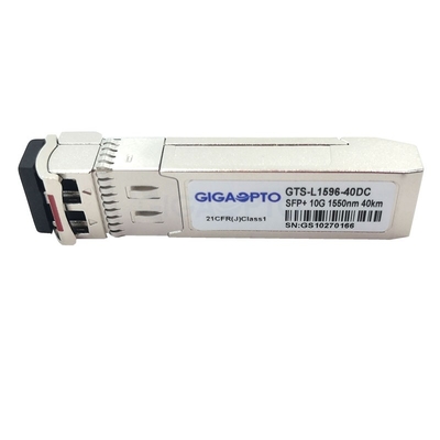 โมดูลรับส่งสัญญาณ Cisco 1550nm 10Gbase-ER SMF LC สำหรับ SFP-10G-ER