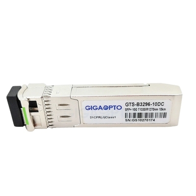 10GBASE-BX10 TX1330 / RX1270 เครื่องรับส่งสัญญาณ Cisco SFP+ แบบสองทิศทาง 10 กม.