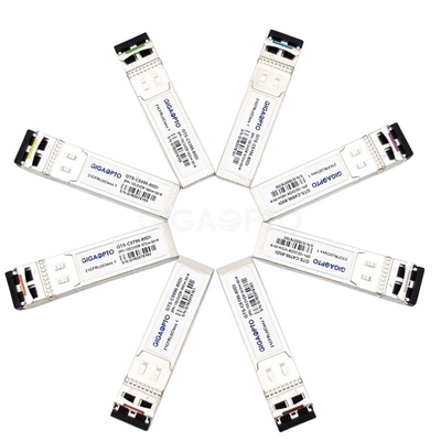 CWDM 1530nm ตัวรับส่งสัญญาณไฟเบอร์ของ Cisco 80 กม. สำหรับ SMF CWDM-SFP10G-xx