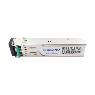 ตัวรับส่งสัญญาณ SFP 1550nm 80km SMF Cisco GLC-ZX-SM-RGD 1250Mbps