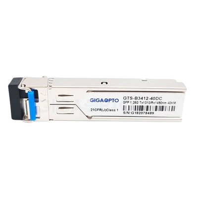 1.25G WDM CISCO ตัวรับส่งสัญญาณที่เข้ากันได้ 1310nm-TX 40km สำหรับ SMF GLC-BX40-UA