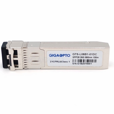850nm SFP28 โมดูลรับส่งสัญญาณแสง 100m สำหรับ MMF Cisco SFP-25G-SR-S