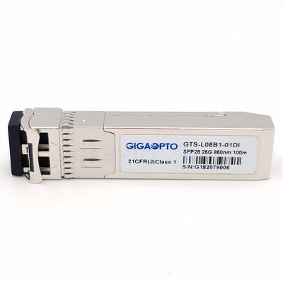 SFP28 850nm โมดูลตัวรับส่งสัญญาณที่เข้ากันได้กับ Cisco SFP-25G-SR-SI 100 ม.