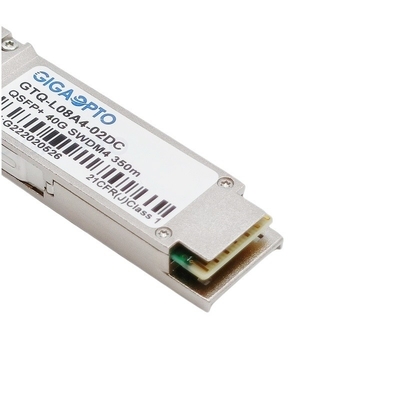 850nm-940nm QSFP + MMF ตัวรับส่งสัญญาณที่เข้ากันได้กับ Cisco 350m LC สำหรับ QSFP-40G-SWDM4