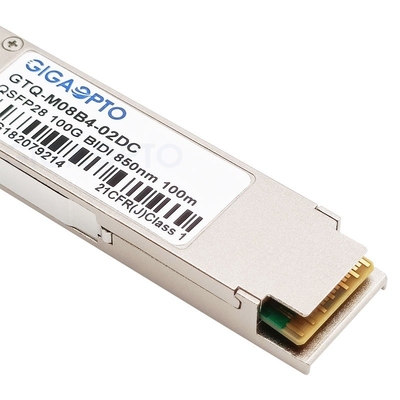 100m MMF Duplex LC Optical Transceiver Module สำหรับ Cisco QSFP28-BIDI-100G