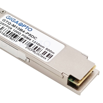 1310nm QSFP28 ตัวรับส่งสัญญาณแสง 500m SMF สำหรับ Cisco QSFP-100G-PSM4-S