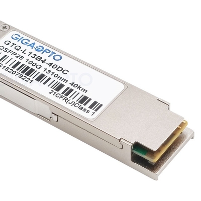 QSFP28 40km SMF LC โมดูลรับส่งสัญญาณแสงสำหรับ Cisco QSFP-100G-ER4L-S