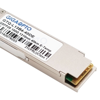 โมดูลรับส่งสัญญาณไฟเบอร์ LWDM 1310nm สำหรับ Cisco QSFP-100G-ER4L-X
